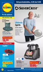 Gazetka promocyjna Lidl - Katalog ważny od 4.05 - Gazetka - ważna od 09.05 do 09.05.2026 - strona 1 - produkty: Silvercrest, Ivar, Huśtawka, Pościel, Robot, Fa