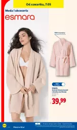 Gazetka promocyjna Lidl - Katalog ważny od 4.05 - Gazetka - ważna od 09.05 do 09.05.2026 - strona 40 - produkty: Szlafrok, Moda