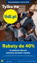 Gazetka promocyjna Lidl - Katalog ważny od 4.05 - Gazetka - ważna od 09.05 do 09.05.2026 - strona 42 - produkty: Ubrania