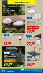 Gazetka promocyjna Lidl - Katalog ważny od 4.05 - Gazetka - ważna od 09.05 do 09.05.2026 - strona 44 - produkty: Ivar, Stolik, Reflektor