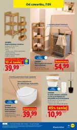 Gazetka promocyjna Lidl - Katalog ważny od 4.05 - Gazetka - ważna od 09.05 do 09.05.2026 - strona 45 - produkty: Sok, Mop, Ivar, Deska sedesowa, Szczotka, Kosz, Pojemnik, Regał, Chusteczki, Pudełko