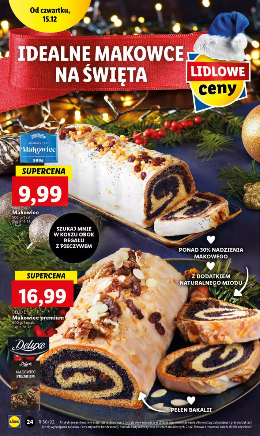 Gazetka promocyjna Lidl - GAZETKA - ważna 15.12 do 18.12.2022 - strona 28 - produkty: Fa, Kosz, Makowiec, Piec, Regał