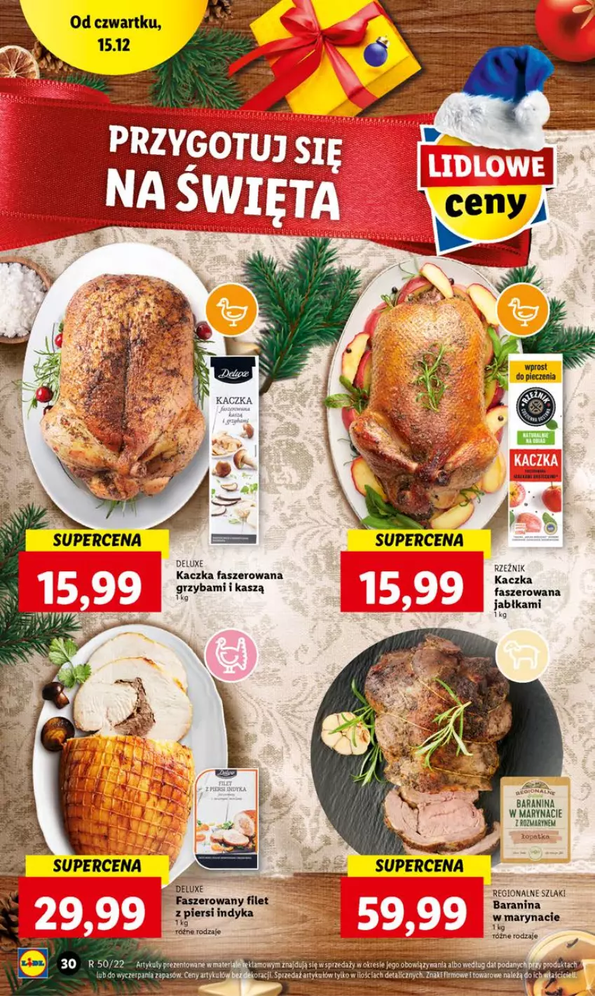 Gazetka promocyjna Lidl - GAZETKA - ważna 15.12 do 18.12.2022 - strona 34 - produkty: Fa, Jabłka, Kaczka, Kaczka faszerowana