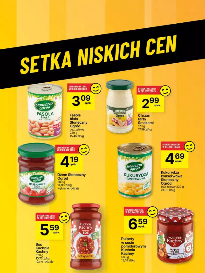 Gazetka promocyjna Delikatesy Centrum - Franczyza DC26 Czwartek - ważna 26.06 do 02.07.2025 - strona 57 - produkty: Dżem, Fa, Fasola, Kuchnia, Kukurydza, Kukurydza konserwowa, Ogród, Pulpety, Ser, Sos