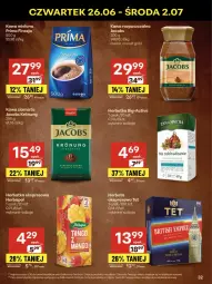 Gazetka promocyjna Delikatesy Centrum - Franczyza DC26 Czwartek - Gazetka - ważna od 02.07 do 02.07.2025 - strona 32 - produkty: Kawa rozpuszczalna, Rum, Kawa ziarnista, Kawa mielona, Kawa, Taca, Prima, Jacobs