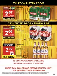 Gazetka promocyjna Delikatesy Centrum - Franczyza DC26 Czwartek - Gazetka - ważna od 02.07 do 02.07.2025 - strona 38 - produkty: Piwo, Rum, Koc, Tyskie, Dron