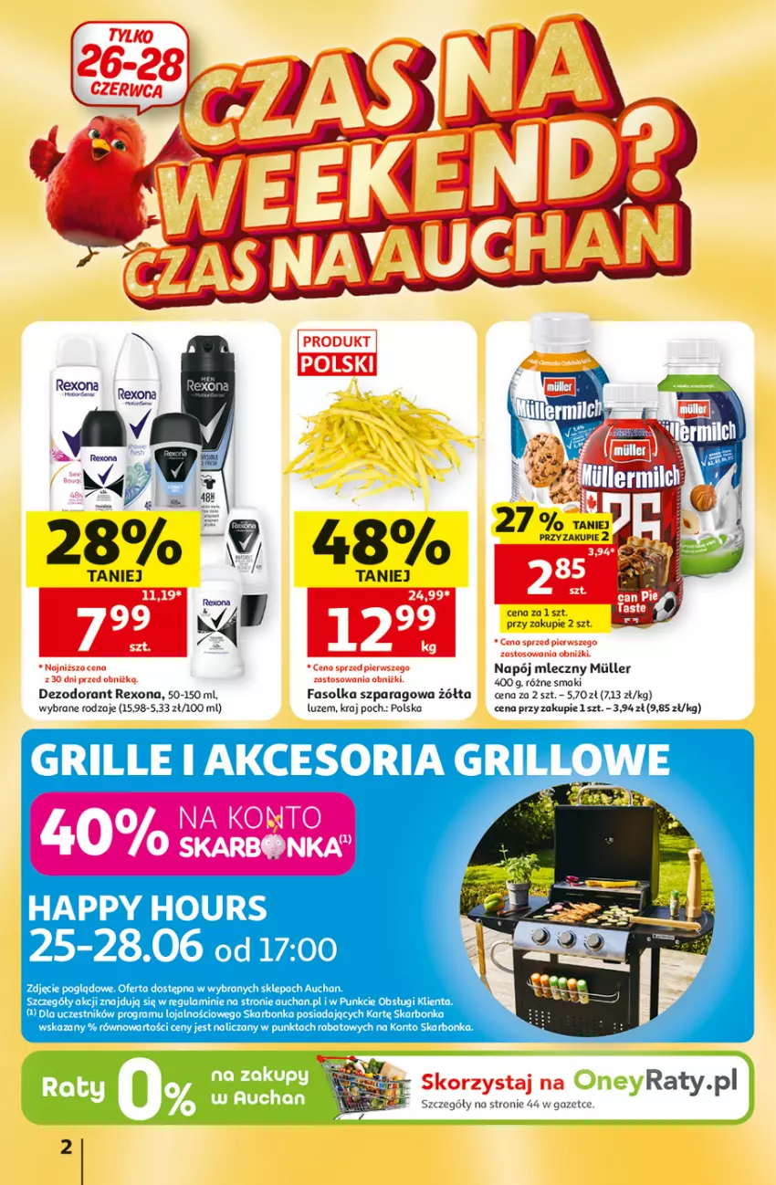 Gazetka promocyjna Auchan - Gazetka 30 Lat Hipermarket Auchan - ważna 25.06 do 01.07.2026 - strona 2 - produkty: Dezodorant, Fa, Rexona