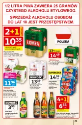 Gazetka promocyjna Auchan - Gazetka 30 Lat Hipermarket Auchan - Gazetka - ważna od 01.07 do 01.07.2026 - strona 21 - produkty: Piwo, Kasztelan, Warka, Perła, Wyborowa, Mango