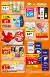 Gazetka promocyjna Auchan - Gazetka 30 Lat Hipermarket Auchan - Gazetka - ważna od 01.07 do 01.07.2026 - strona 35 - produkty: Palette, Koc, Oral B, Pantene, Maska do włosów, Schauma, Chusteczki, Szampon, Odżywka, Colgate, Wibo, Maska, LG, Fa