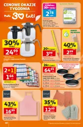 Gazetka promocyjna Auchan - Gazetka 30 Lat Hipermarket Auchan - Gazetka - ważna od 01.07 do 01.07.2026 - strona 40 - produkty: Tefal, Fartuch kuchenny, Patelnia, Grill, Fa