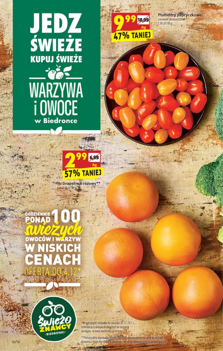 Gazetka promocyjna Biedronka - W tym tygodniu - ważna 02.12 do 08.12.2021 - strona 12 - produkty: Dron, Fa, Gra, Owoce, Por, Tran