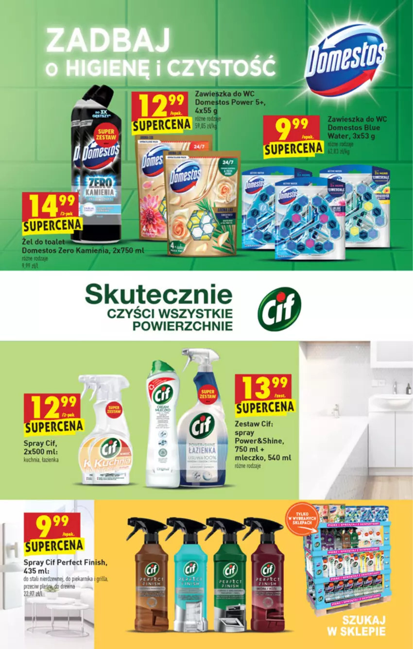 Gazetka promocyjna Biedronka - W tym tygodniu - ważna 02.12 do 08.12.2021 - strona 57 - produkty: Cif, Domestos, Finish, Mleczko, Piekarnik, Zawieszka do wc