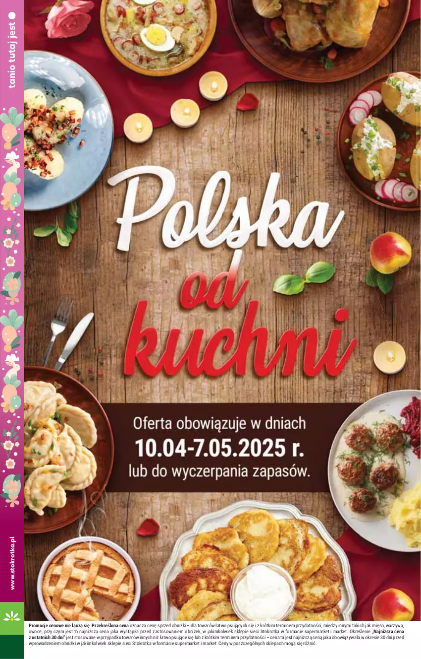 Gazetka promocyjna Stokrotka - Supermarket - ważna 16.04 do 22.04.2025 - strona 22 - produkty: Mięso, Owoce, Warzywa