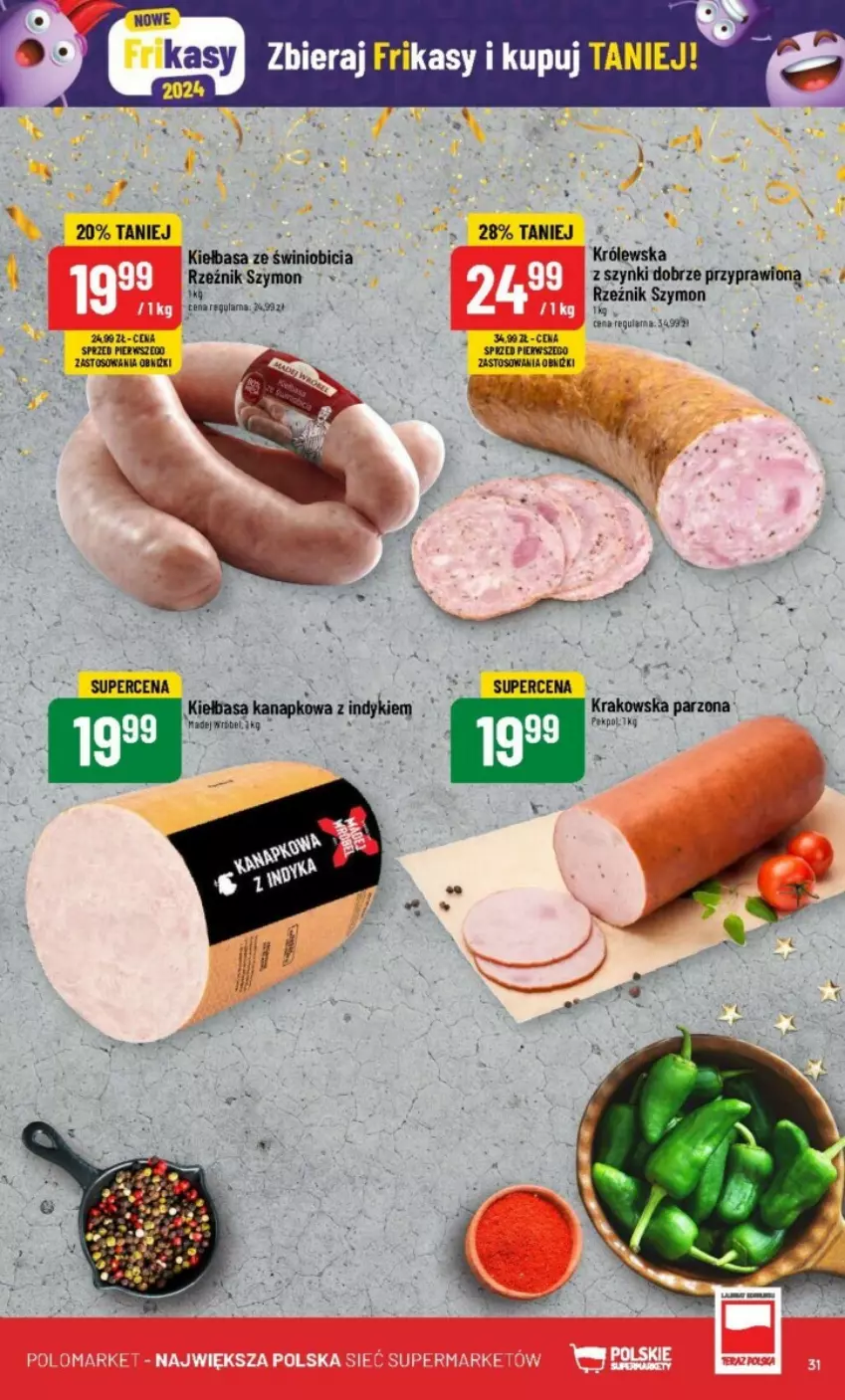 Gazetka promocyjna PoloMarket - ważna 02.01 do 09.01.2024 - strona 25 - produkty: BIC, Kiełbasa, Madej Wróbel