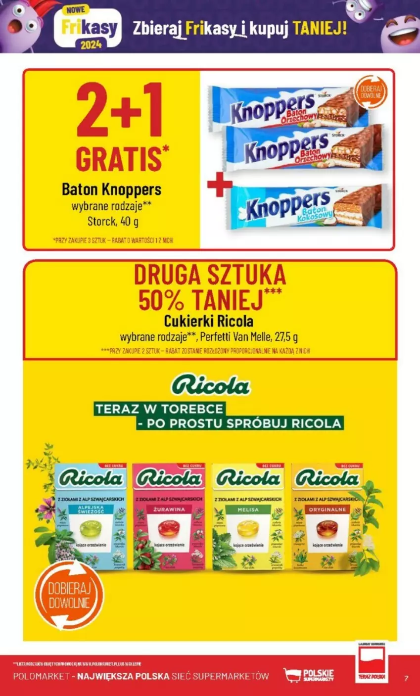 Gazetka promocyjna PoloMarket - ważna 02.01 do 09.01.2024 - strona 52 - produkty: Baton, Cars, Cukier, Cukierki, Knoppers, Tera