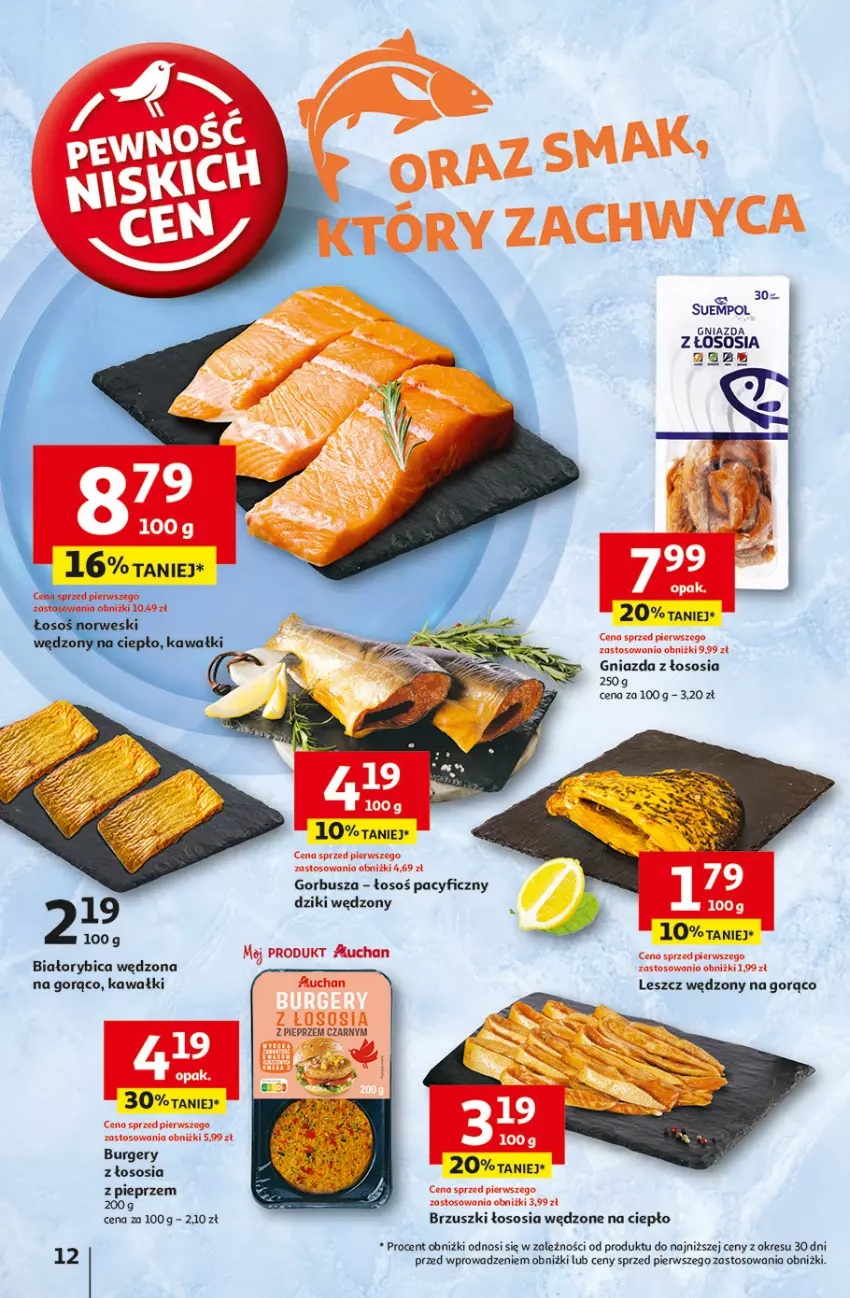 Gazetka promocyjna Auchan - Gazetka Pewność Niskich Cen Hipermarket Auchan - ważna 30.01 do 05.02.2025 - strona 14 - produkty: BIC, Burger, Kawa, Pieprz, Sos, Suempol