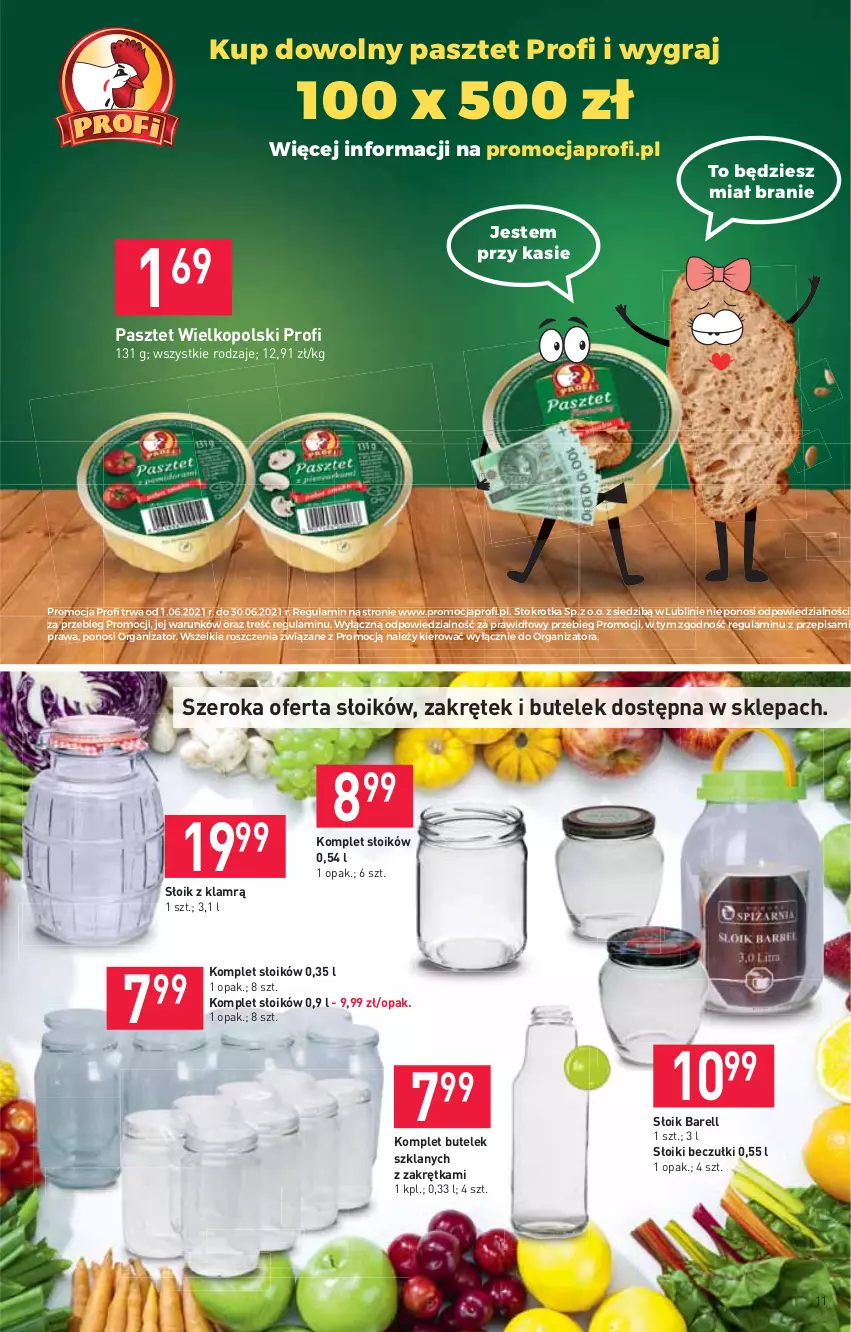 Gazetka promocyjna Stokrotka - Supermarket - ważna 10.06 do 16.06.2021 - strona 11 - produkty: Gra, Pasztet