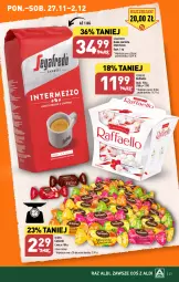 Gazetka promocyjna Aldi - Pełna oferta - Gazetka - ważna od 02.12 do 02.12.2023 - strona 23 - produkty: Cukier, Kawa ziarnista, Kawa, Raffaello, Wawel, Ferrero, Cukierki, Segafredo, Fa