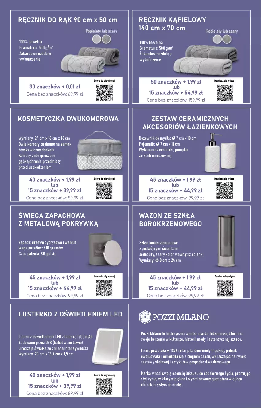 Gazetka promocyjna Stokrotka - Supermarket - ważna 23.10 do 29.10.2025 - strona 27 - produkty: Dozownik, Gra, Kosmetyczka, Lustro, Mięso, Owoce, Piec, Pojemnik, Pompka, Rama, Ręcznik, Ręcznik kąpielowy, Waga, Warzywa, Wazon, Wełna