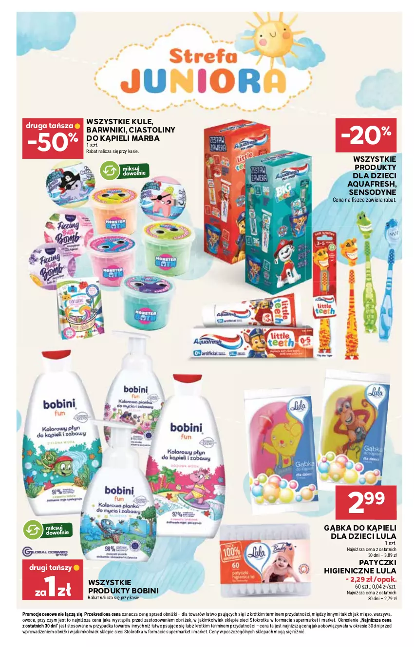 Gazetka promocyjna Stokrotka - Supermarket - ważna 23.10 do 29.10.2025 - strona 34 - produkty: Aquafresh, Dzieci, Mięso, Owoce, Sensodyne, Warzywa