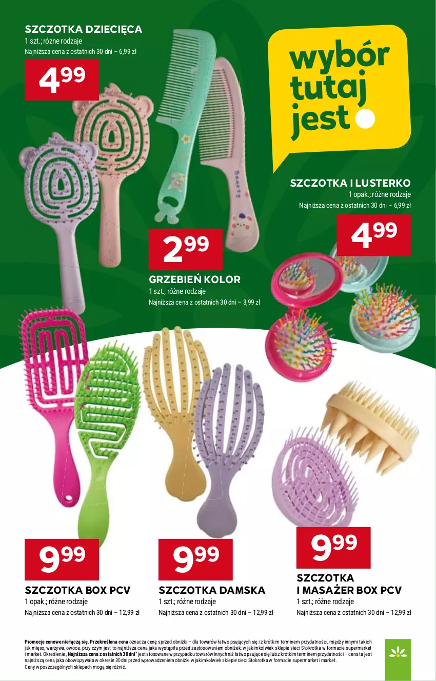 Gazetka promocyjna Stokrotka - Supermarket - ważna 23.10 do 29.10.2025 - strona 36 - produkty: Dzieci, Masażer, Mięso, Owoce, Szczotka, Warzywa