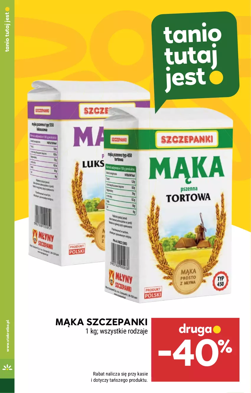 Gazetka promocyjna Stokrotka - Supermarket - ważna 25.04 do 29.04.2024 - strona 18 - produkty: Gra, Mąka