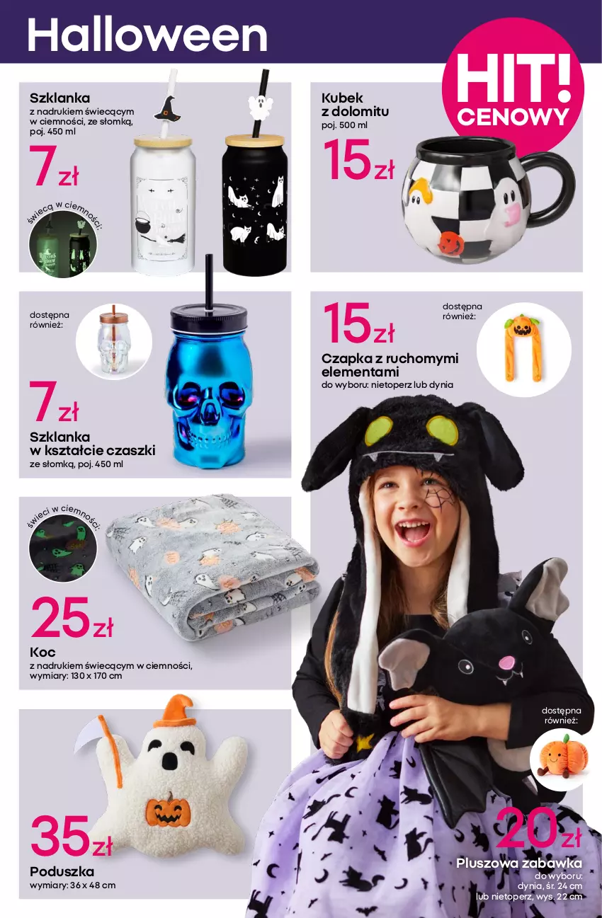 Gazetka promocyjna Pepco - Wszystko na jesień jest tu - ważna 18.09 do 01.10.2025 - strona 11 - produkty: Czapka, Koc, Kubek, Poduszka, Szklanka, Top, Zabawka