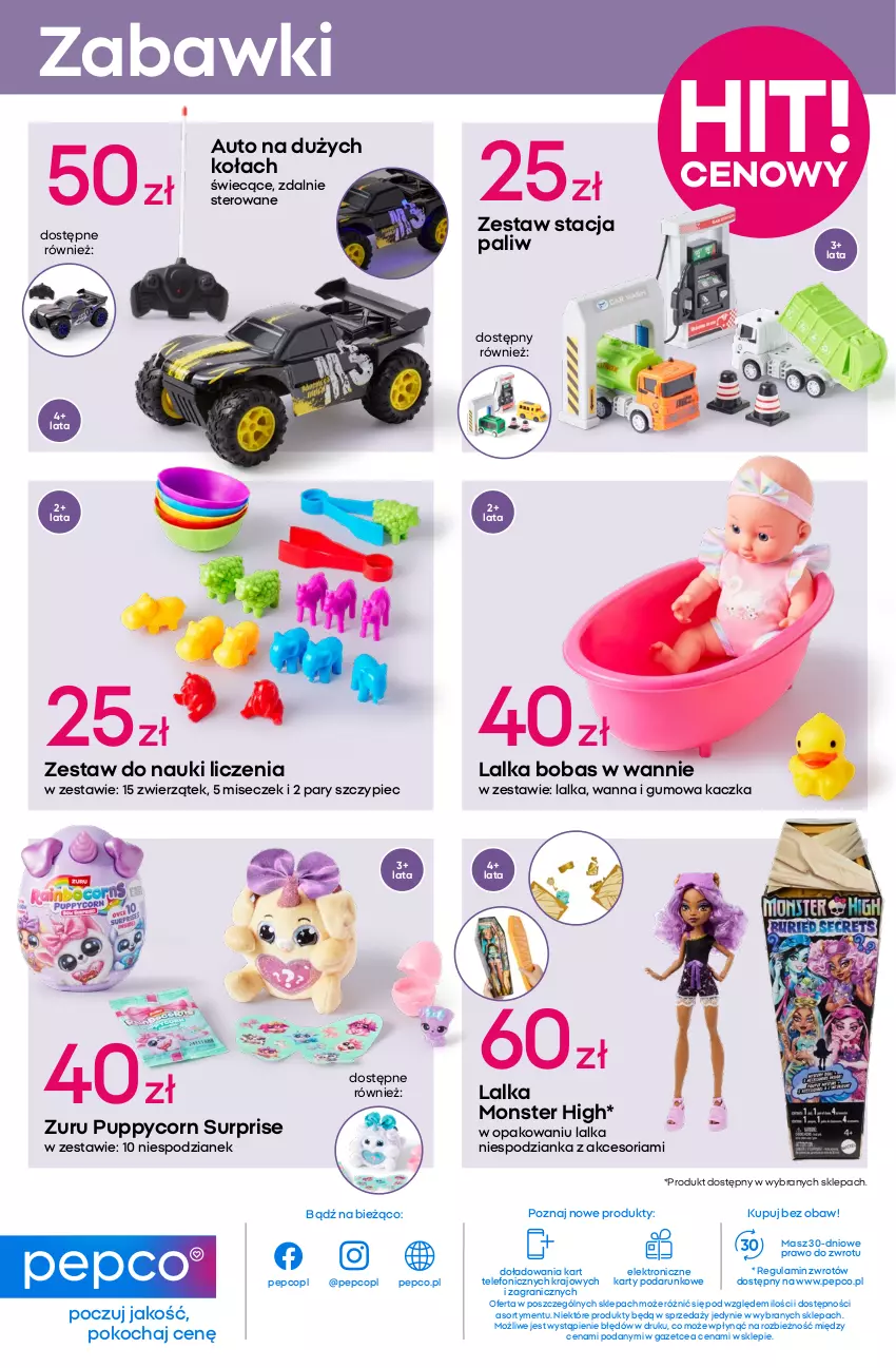 Gazetka promocyjna Pepco - Wszystko na jesień jest tu - ważna 18.09 do 01.10.2025 - strona 13 - produkty: Bluza, Gra, Kaczka, Koc, Kostium, Lalka, Piec, Telefon, Wanna, Zabawka