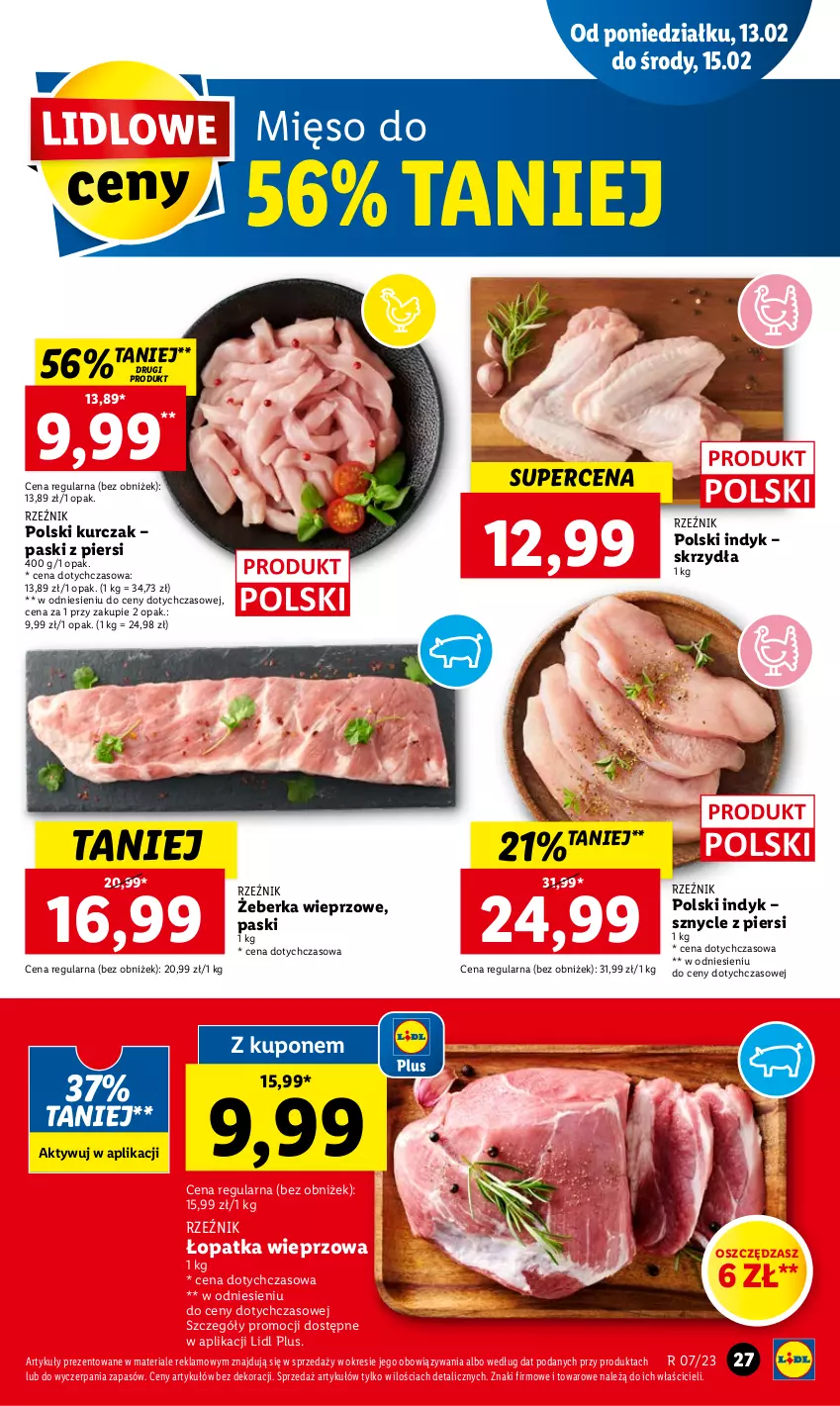 Gazetka promocyjna Lidl - GAZETKA - ważna 13.02 do 15.02.2023 - strona 29 - produkty: Kurczak, Mięso