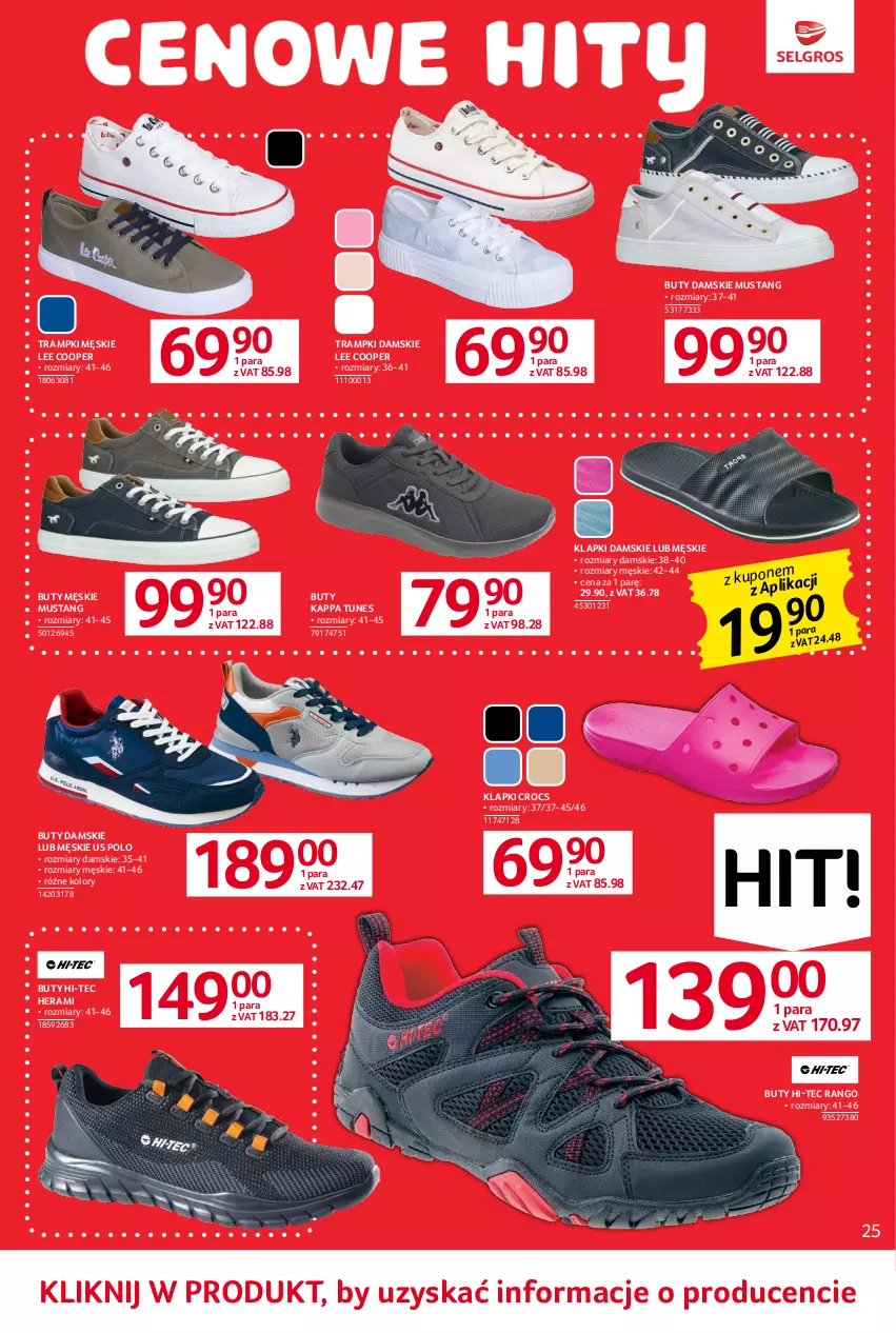 Gazetka promocyjna Selgros - Oferta przemysłowa - ważna 01.06 do 14.06.2023 - strona 27 - produkty: Buty, Hi-Tec, Klapki, Mus, Trampki