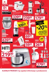 Gazetka promocyjna Selgros - Oferta przemysłowa - Gazetka - ważna od 14.06 do 14.06.2023 - strona 16 - produkty: Ser, Robot planetarny, Blender ręczny, Blender, Mikser, Szynka, Tefal, Robot, Maszynka, Pokrywa, Fa