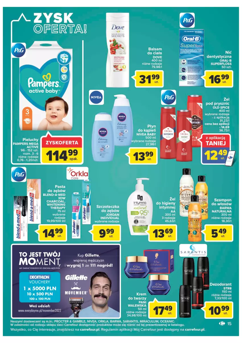 Gazetka promocyjna Carrefour - Gazetka Carrefour - ważna 08.11 do 19.11.2022 - strona 17 - produkty: Dove, Fa, Gillette, Gra, LG