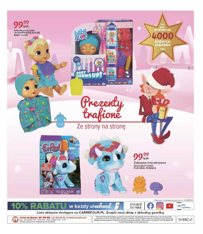 Gazetka promocyjna Carrefour - Gazetka Carrefour Zabawki - ważna 30.11 do 24.12.2021 - strona 40 - produkty: Hasbro, Lalka, O nas, Tera, Zabawka