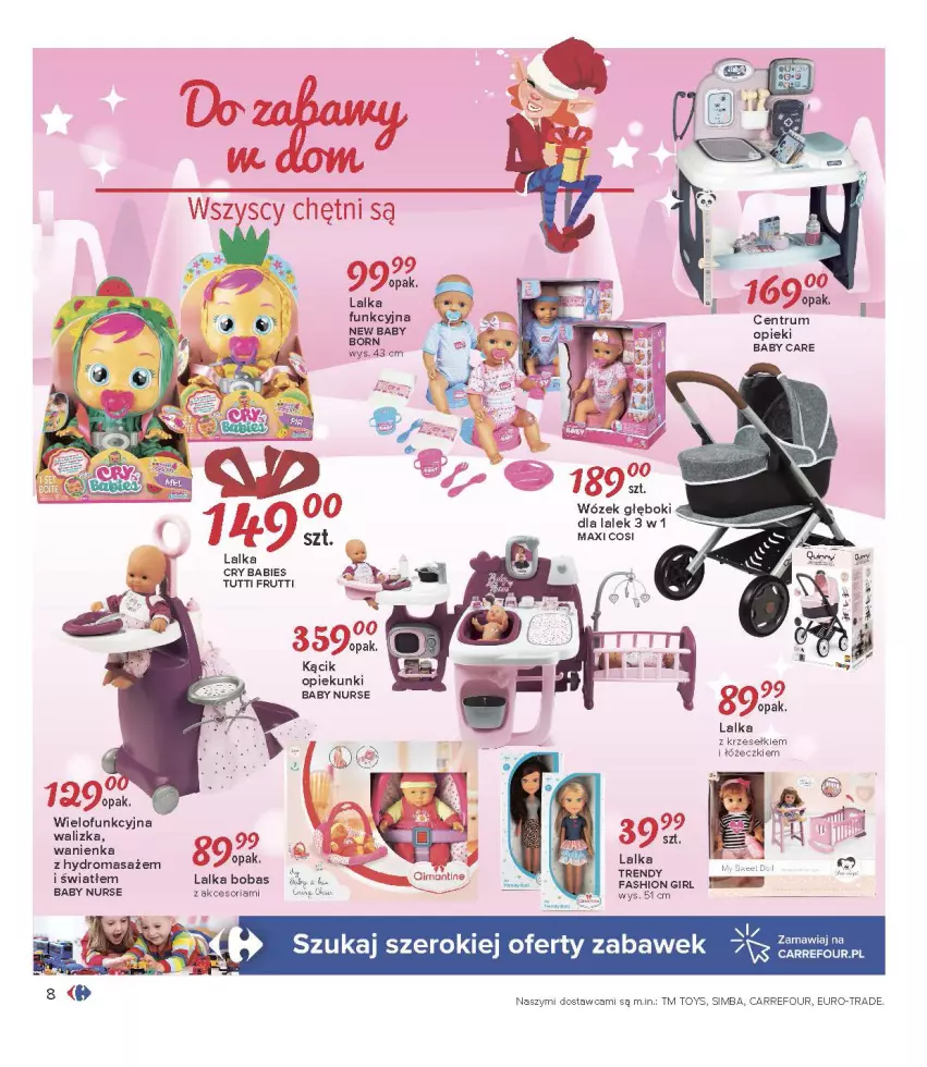 Gazetka promocyjna Carrefour - Gazetka Carrefour Zabawki - ważna 30.11 do 24.12.2021 - strona 8 - produkty: Lalka, Rum, Ser, Walizka, Wózek