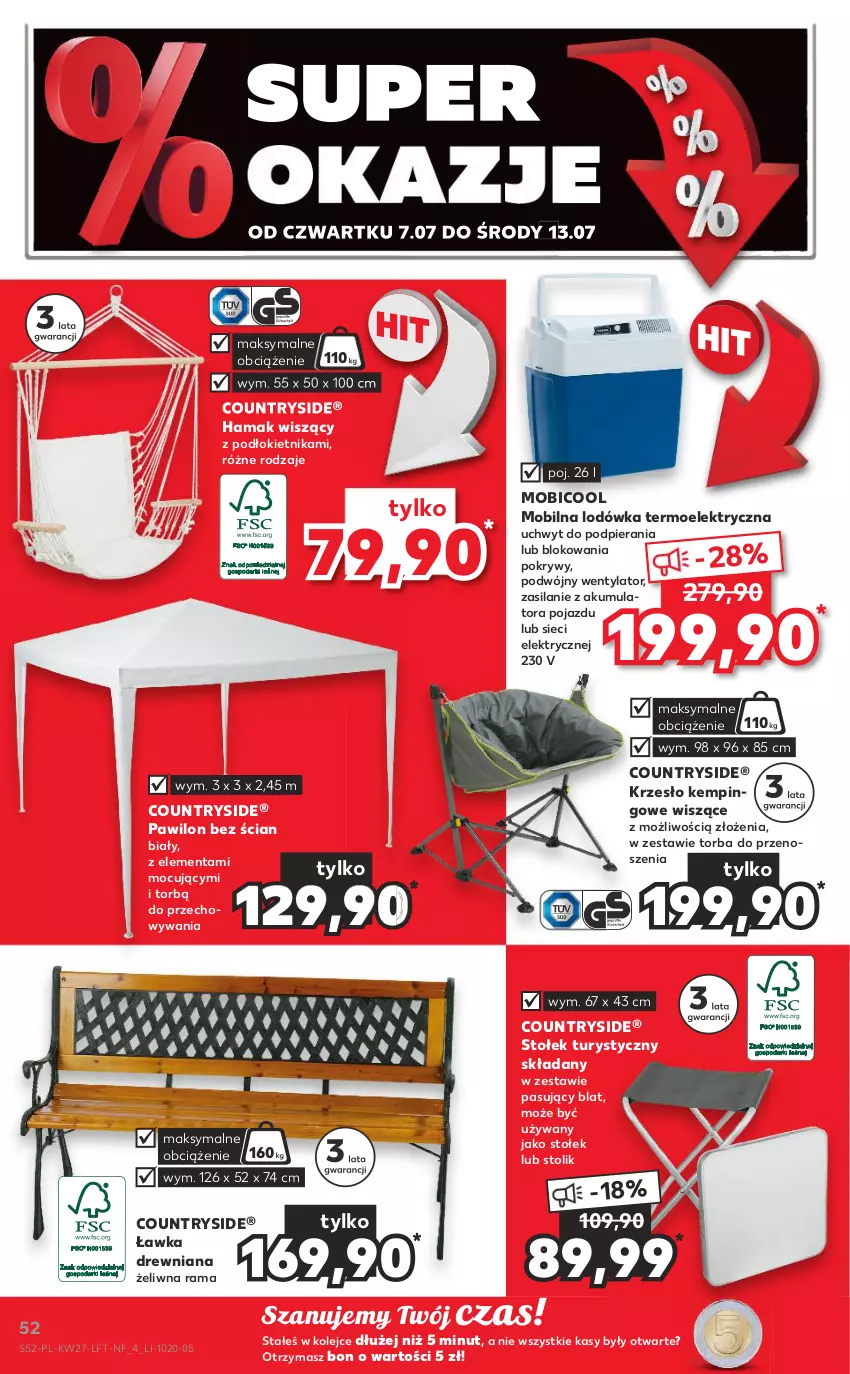 Gazetka promocyjna Kaufland - OFERTA TYGODNIA - ważna 07.07 do 13.07.2022 - strona 52 - produkty: Akumulator, BIC, Hama, Krzesło, Lodówka, Mobil, Olej, Pojazd, Rama, Silan, Stołek, Stolik, Torba