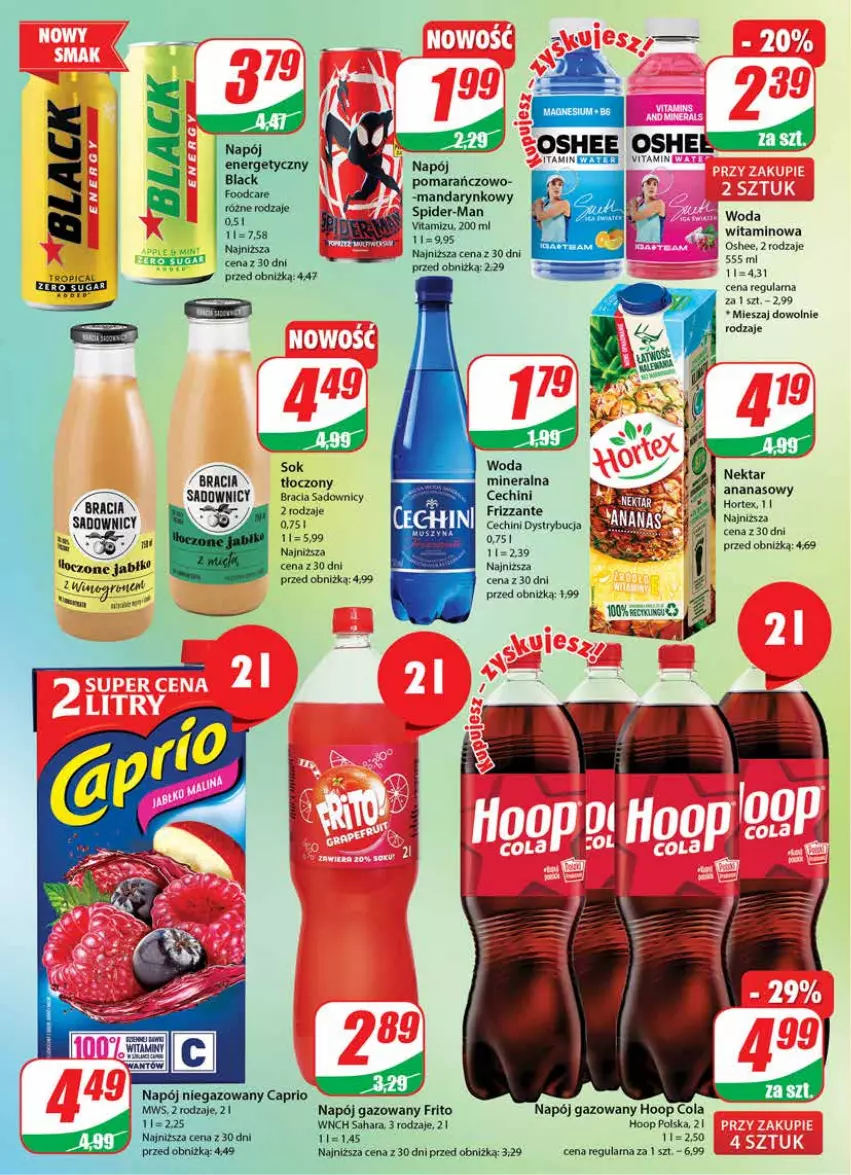 Gazetka promocyjna Dino - G26 - ważna 28.06 do 04.07.2023 - strona 2 - produkty: Ananas, Hoop, Hortex, Lack, Napój, Napój gazowany, Napój niegazowany, Nektar, Oshee, Sok, Woda