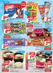 Gazetka promocyjna Dino - G26 - Gazetka - ważna od 04.07 do 04.07.2023 - strona 9 - produkty: Gry, Kaktus, Wafle do lodów, Wafle, Lion, Lody, Maliny, Oreo, Milka