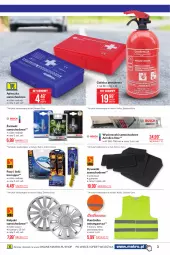 Gazetka promocyjna Makro - [Oferta promocyjna] Artykuły przemysłowe - Gazetka - ważna od 03.05 do 03.05.2021 - strona 3 - produkty: Kołpak, Gaśnica, Dywanik, Apteczka samochodowa, Kamizelka, Dywan