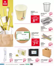 Gazetka promocyjna Selgros - Oferta gastronomiczna - Gazetka - ważna od 19.04 do 19.04.2023 - strona 14 - produkty: Papier, Pojemnik, Talerz, Kubek, Talerz papierowy, Kieliszek