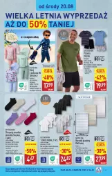 Gazetka promocyjna Aldi - Pełna oferta - Gazetka - ważna od 23.08 do 23.08.2025 - strona 25 - produkty: Karp, T-shirt, Wełna, Ręcznik, Dzieci, Piżama, Fa