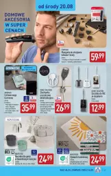 Gazetka promocyjna Aldi - Pełna oferta - Gazetka - ważna od 23.08 do 23.08.2025 - strona 29 - produkty: Słuchawka prysznicowa, Rum, Dywanik łazienkowy, Dywanik, Stojak, Carrera, Szczotka, Kosz, Szynka, Wełna, Ręcznik, Bateria, Maszynka, Waga, Szczotka do WC, Dywan