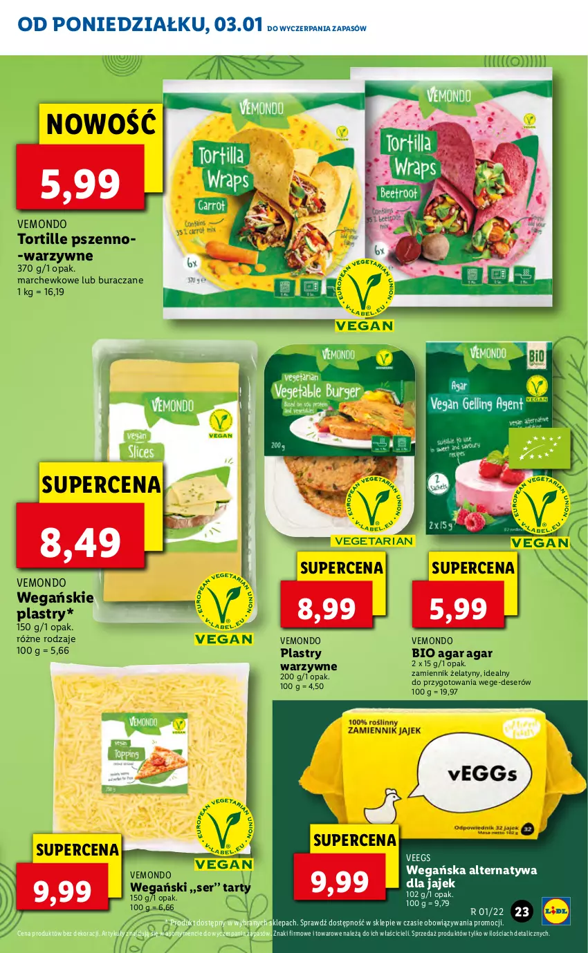 Gazetka promocyjna Lidl - KATALOG VEMONDO - ważna 03.01 do 09.01.2022 - strona 9 - produkty: Deser, Ser