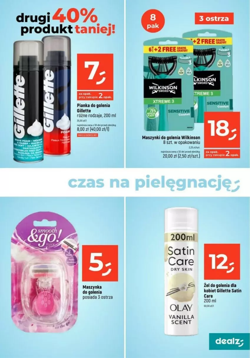 Gazetka promocyjna Dealz - ważna 27.12 do 30.12.2023 - strona 20 - produkty: Gillette, HP, Maszynka, Pianka do golenia, Sati, Szynka