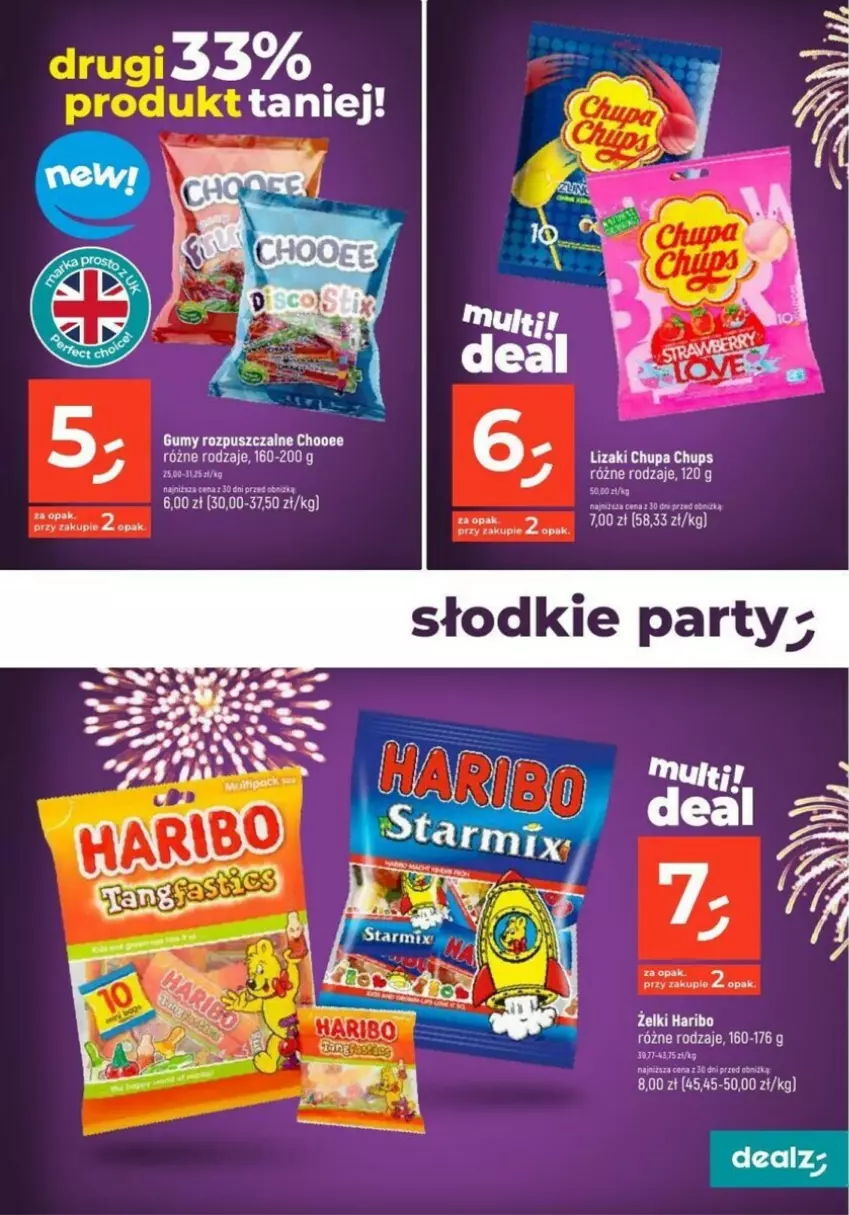 Gazetka promocyjna Dealz - ważna 27.12 do 30.12.2023 - strona 32 - produkty: Chupa Chups, Haribo, Lizaki, Por