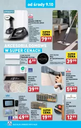 Gazetka promocyjna Aldi - Artykuły przemysłowe i tekstylia - Gazetka - ważna od 12.10 do 12.10.2024 - strona 6 - produkty: Top, Mop, Stacja pogodowa, Chodnik, Szczotka, Pojemnik, Panasonic, Baterie alkaliczne, Zegar, Bateria, Parownica, LG, Fa