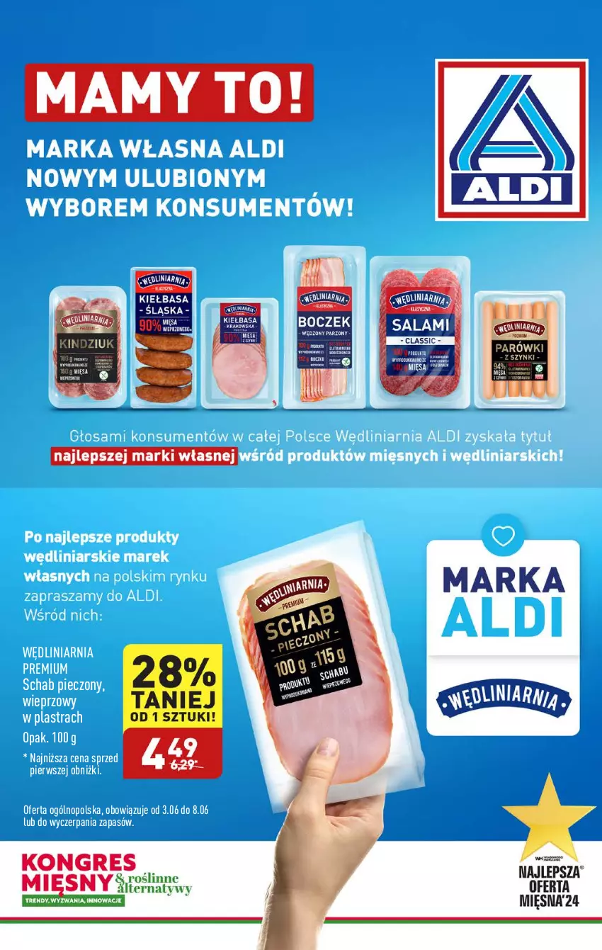 Gazetka promocyjna Aldi - Pełna oferta - ważna 03.06 do 08.06.2024 - strona 10 - produkty: Piec, Schab pieczony