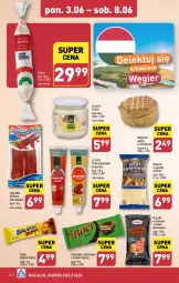 Gazetka promocyjna Aldi - Pełna oferta - Gazetka - ważna od 08.06 do 08.06.2024 - strona 20 - produkty: Chrzan, Makaron, Salami, Orzeszki, Orzeszki w skorupce, Beko, Warka, Czekolada, Zacierka, Baton, Kiełbasa