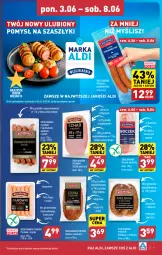 Gazetka promocyjna Aldi - Pełna oferta - Gazetka - ważna od 08.06 do 08.06.2024 - strona 9 - produkty: Piec, Parówki, Parówki z szynki, Kiełbasa podwawelska, Wawel, Szynka, Boczek, Frankfurterki, Schab pieczony, Kiełbasa