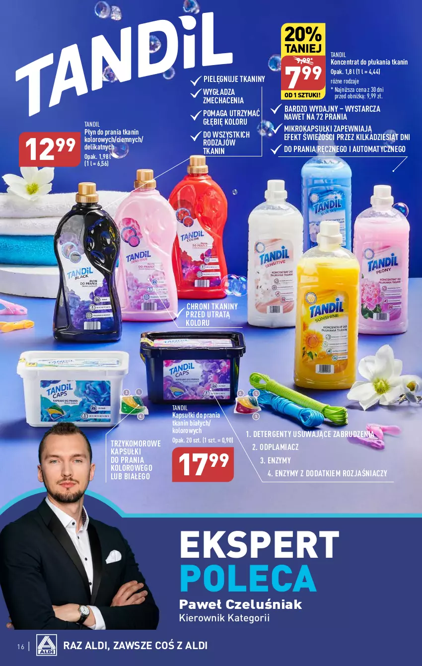 Gazetka promocyjna Aldi - Pełna oferta - ważna 26.02 do 02.03.2024 - strona 16 - produkty: Kapsułki do prania, Odplamiacz, Okap, Płyn do prania