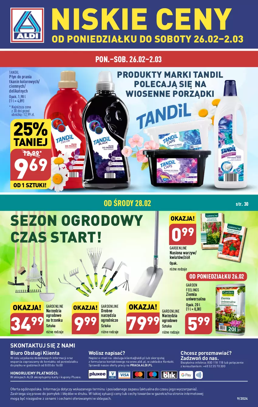 Gazetka promocyjna Aldi - Pełna oferta - ważna 26.02 do 02.03.2024 - strona 42 - produkty: Biuro, O nas, Płyn do prania, Por